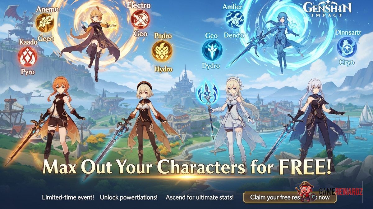 Genshin Impact: Max Out Your Characters for FREE!